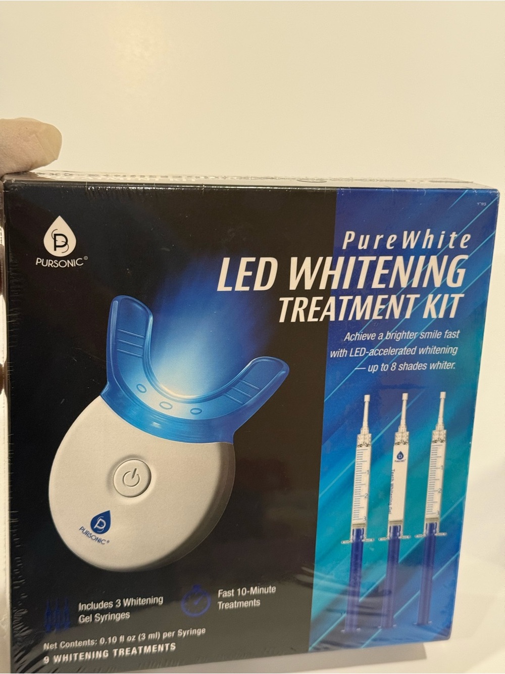 Pursonic PureWhite LED Teeth Whitening Kit - Blue/White